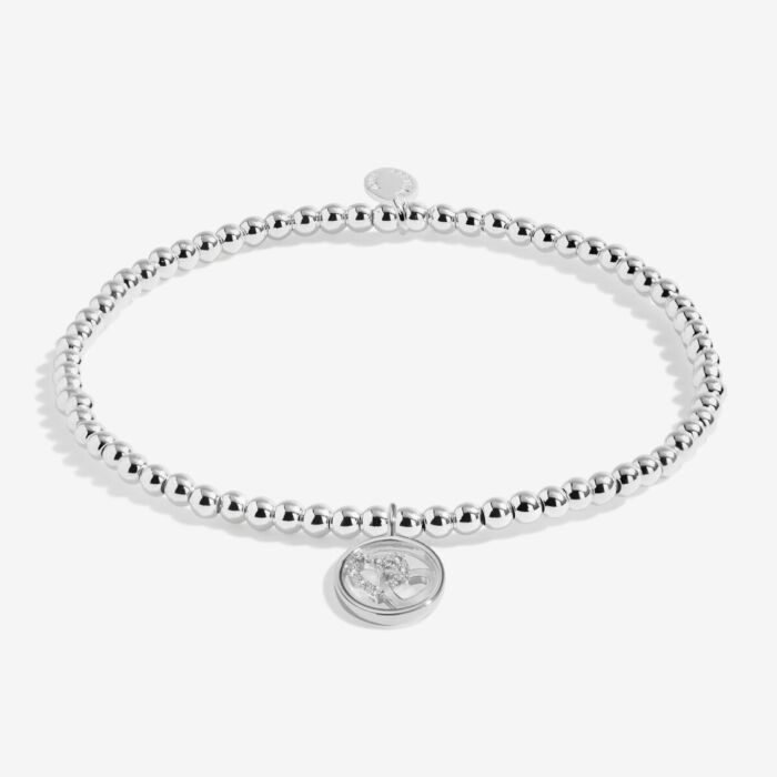 Joma Jewellery A Little 'Love And Friendship' Bracelet In Silver Plating